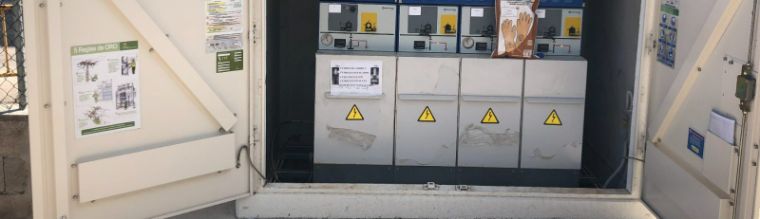 Celdas de media tensión en centro de seccionamiento independiente